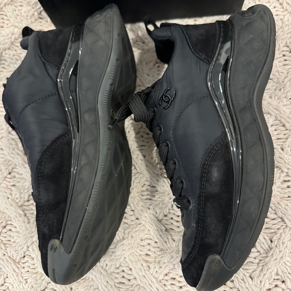 Chanel sneakers suede and nylon size 36 - Picture 2 of 6